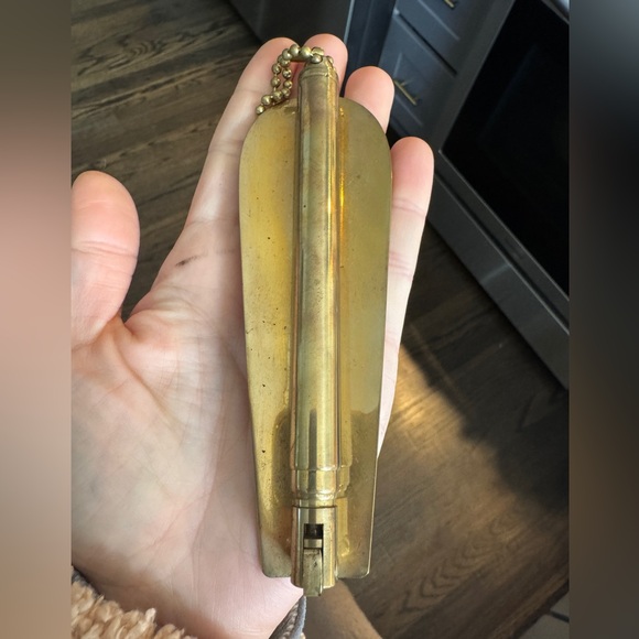 Antique Adjustable Brass Shoe Horn - Picture 4 of 6